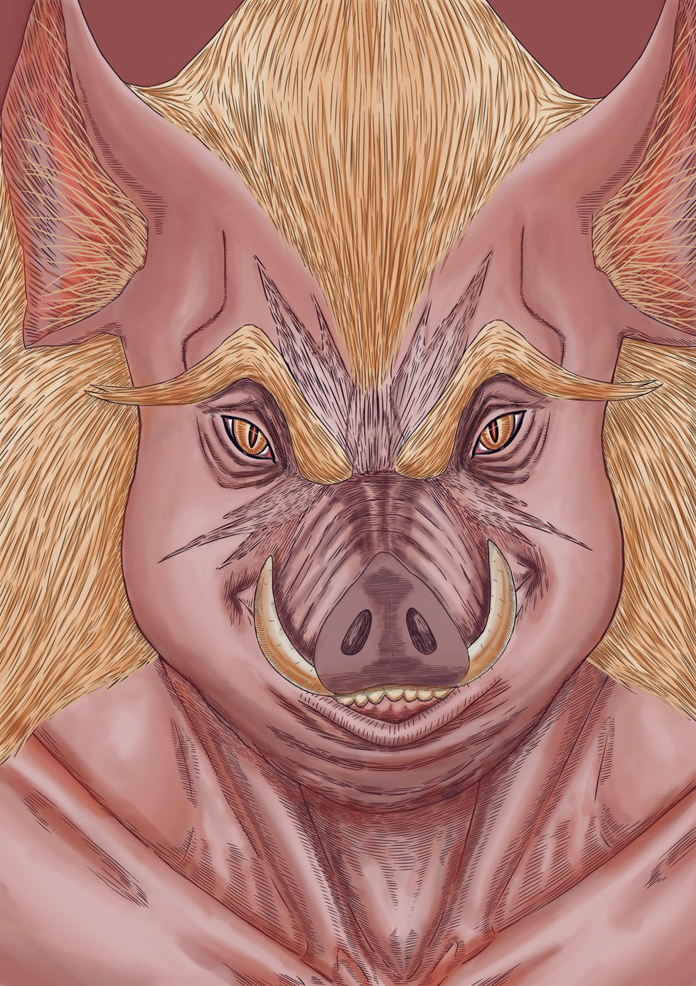 Jeremiah Aneke, ShokuYoku, 2023
Digital Illustration, Procreate
(8 x 6 in.)