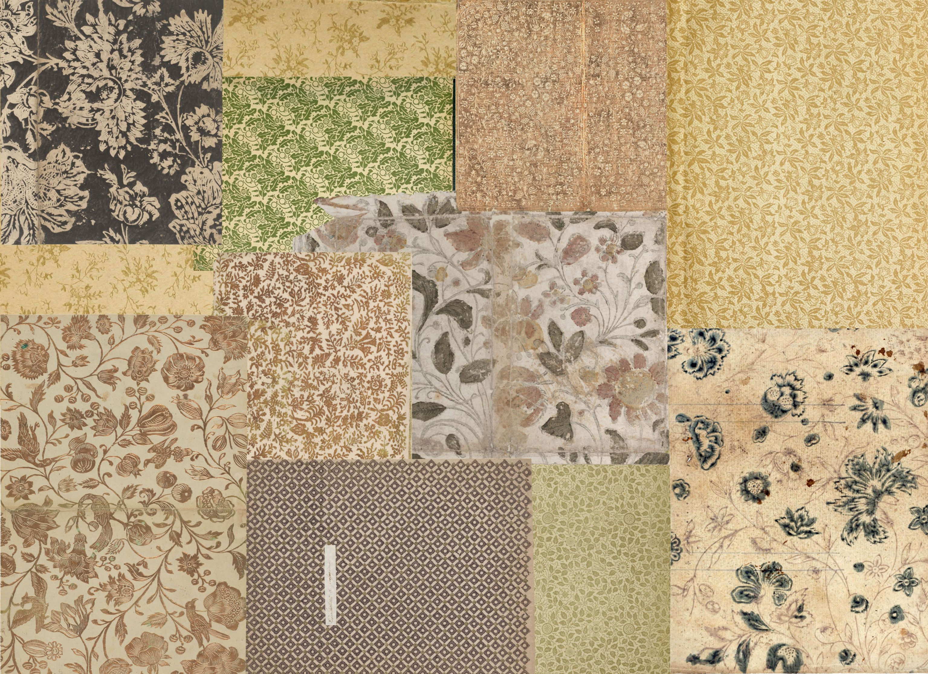 End Papers Decoupage