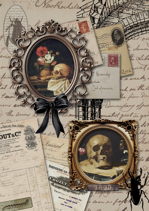 Dainty and the Queen: Beyond the Veil Decoupage Queen