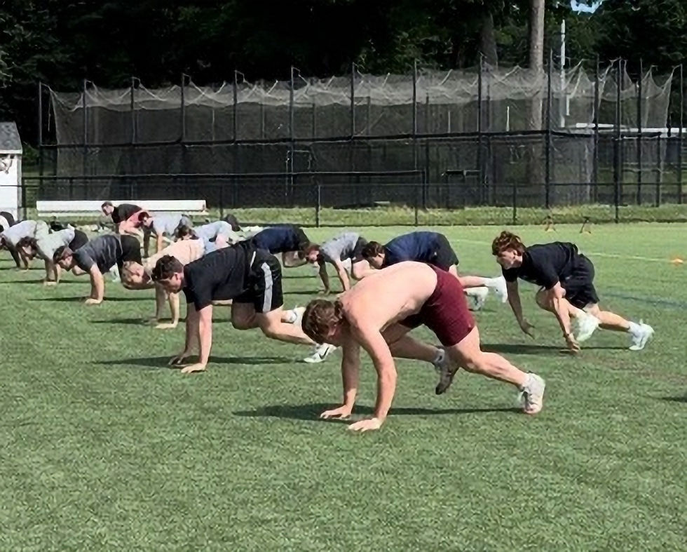Structuring of a off-season training program for football