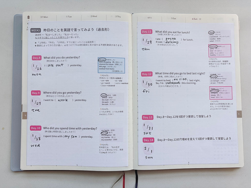 穴埋め英語ジャーナル