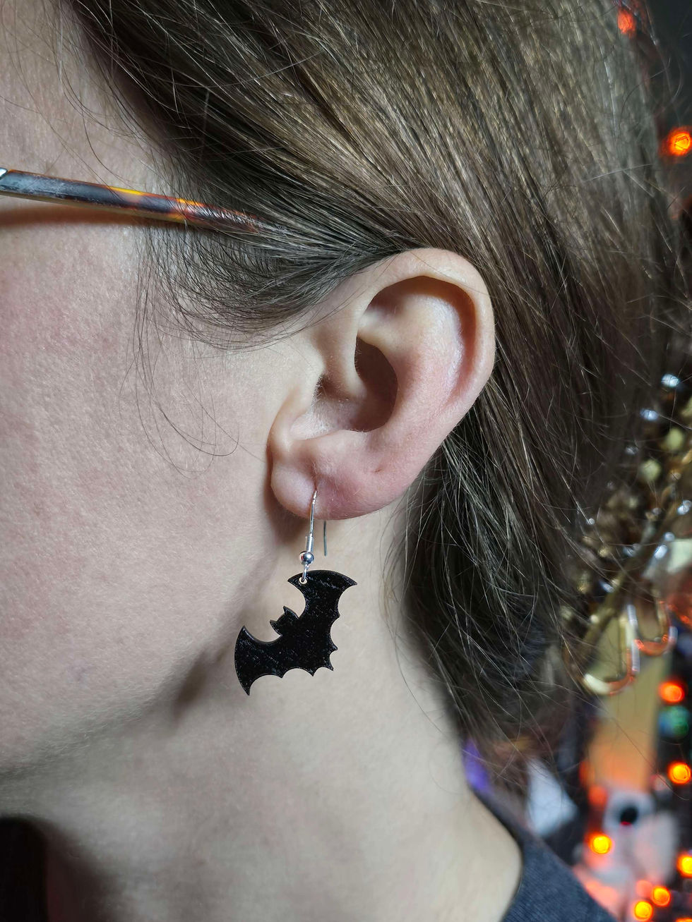 Thumbnail: Simple Bat Earrings