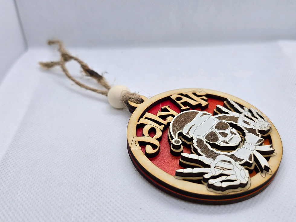Thumbnail: "Jolly AF" Christmas Ornament
