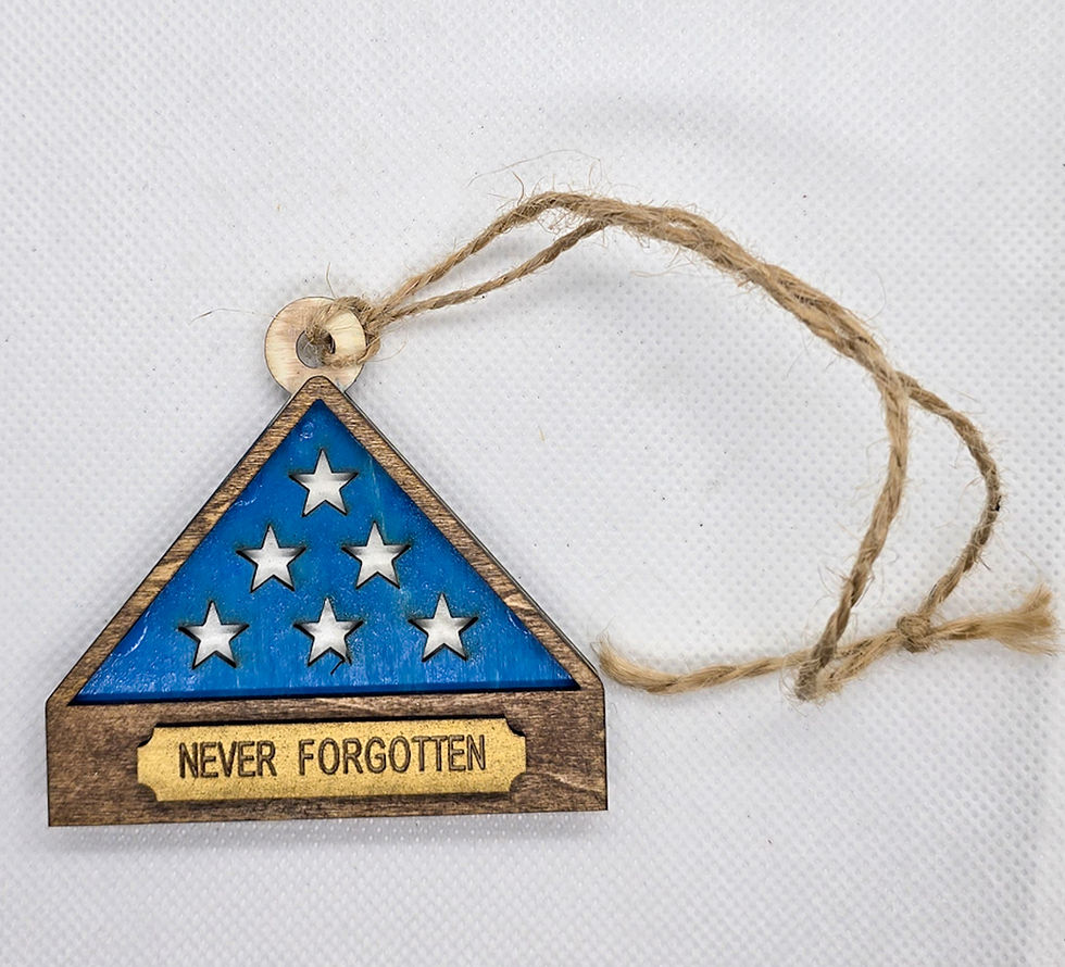 Thumbnail: Never Forgotten Christmas Ornament
