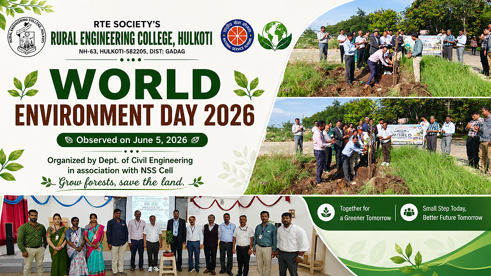 World Environment Day 2026 Observed at REC Hulkoti