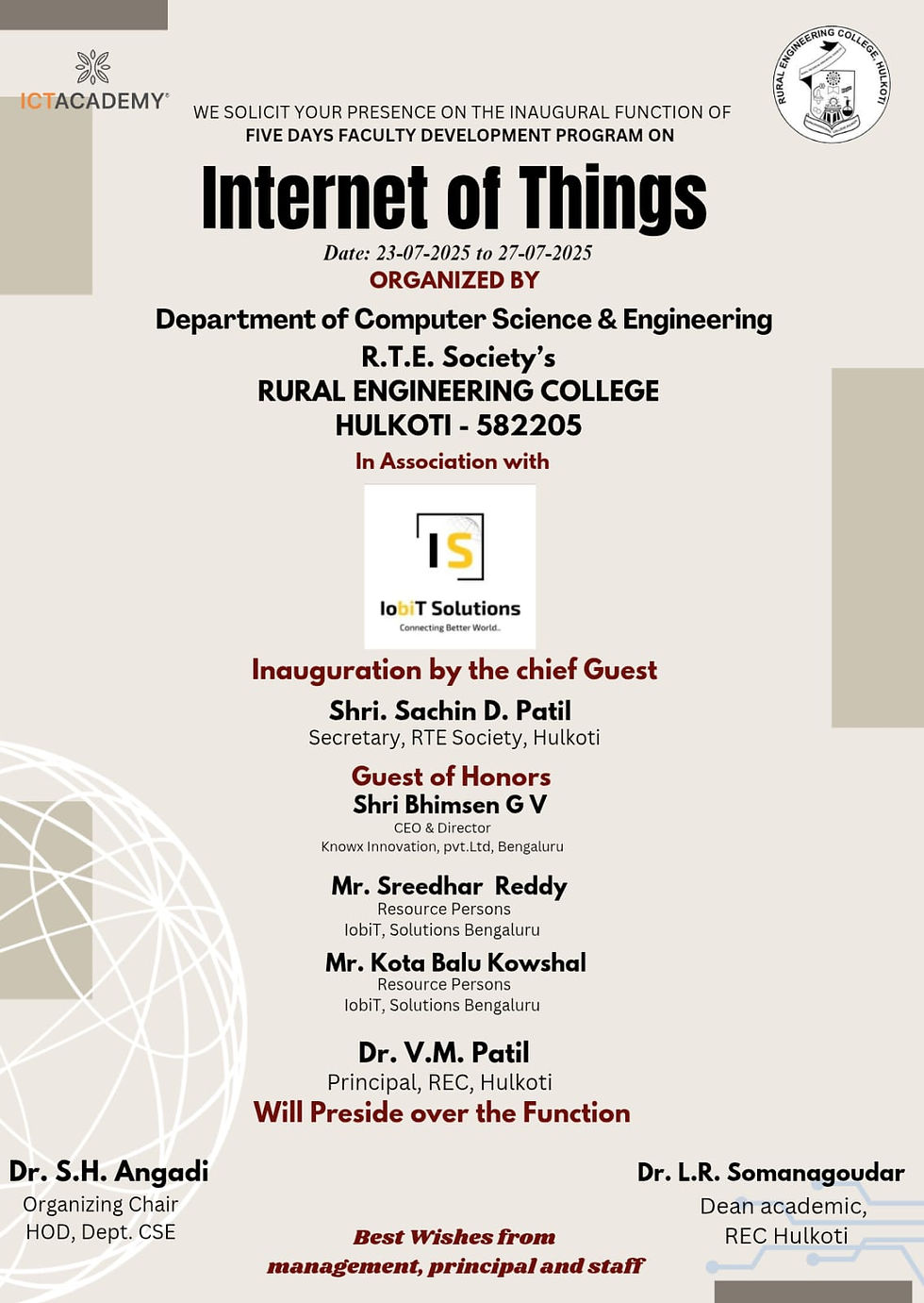 Faculty Development Program on IOT