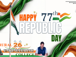 77th Republic Day Celebration at REC Hulkoti