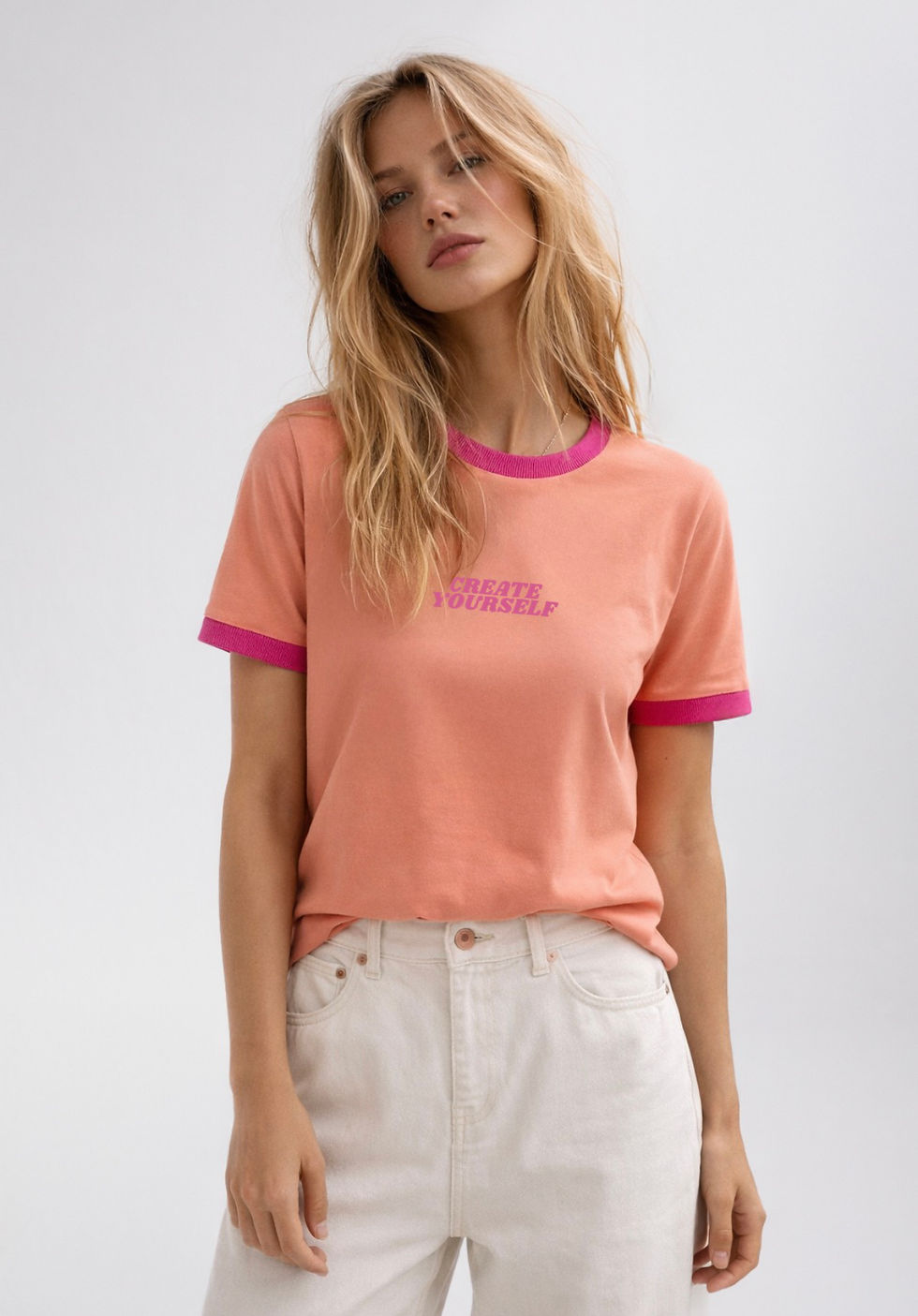 Miniatura: T-SHIRT CREATE YOURSELF Z LAMÓWKĄ