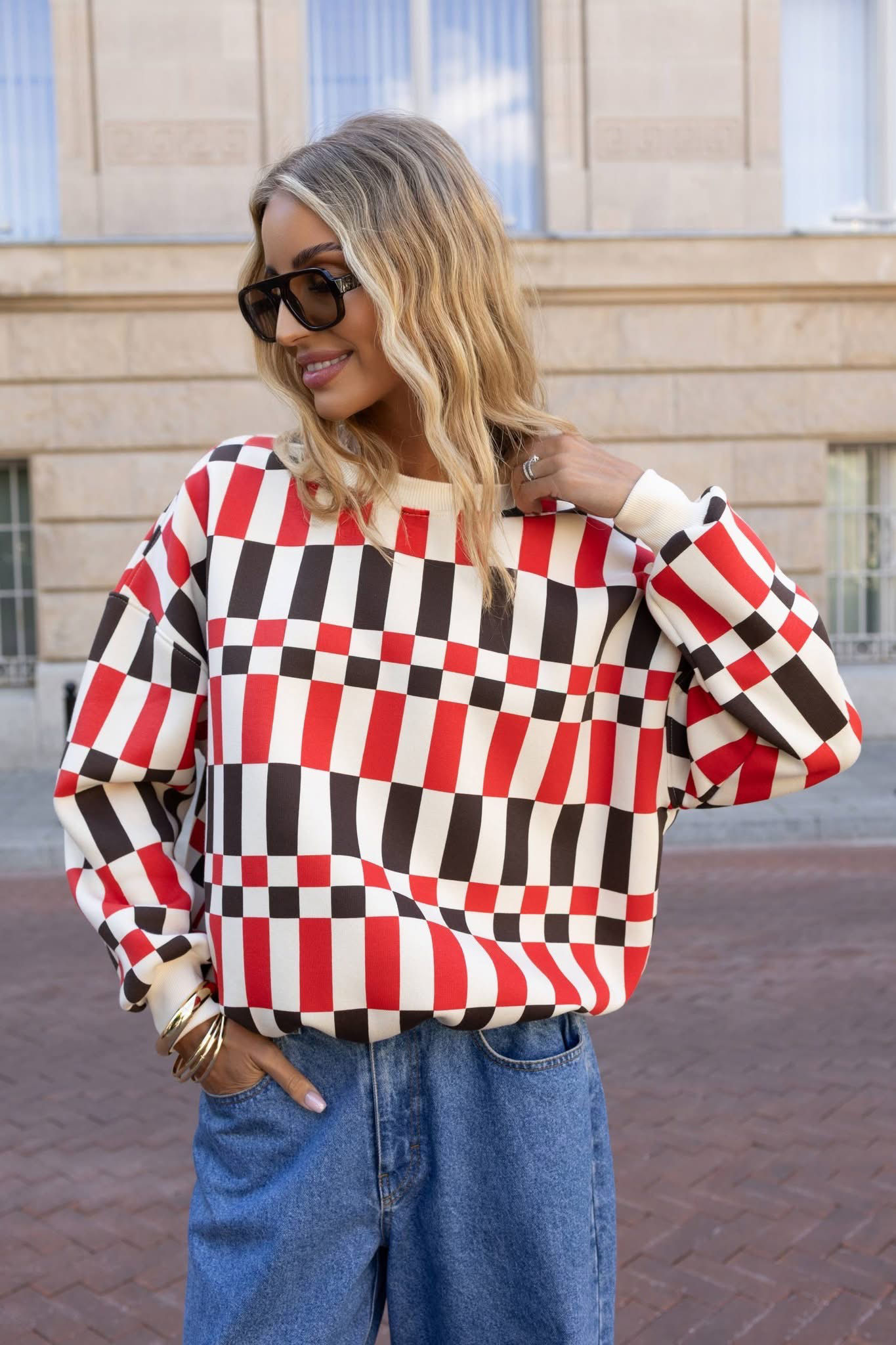 Bluza Tetris czerwień