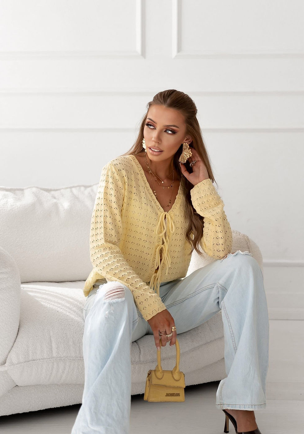 Miniatura: Sweter Nancy żółty 