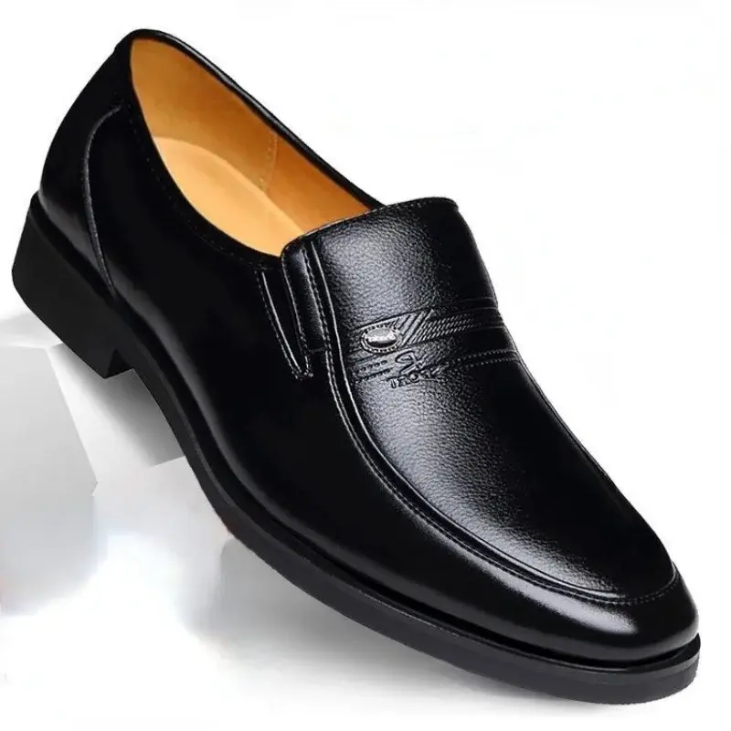 Leather Men Formal Shoes Luxury Brand 2023 Men's Loafers Dress Moccasins Breatha