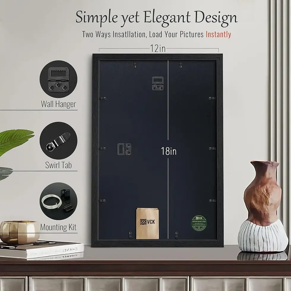 Thumbnail: Back Side of 12x18 Frame