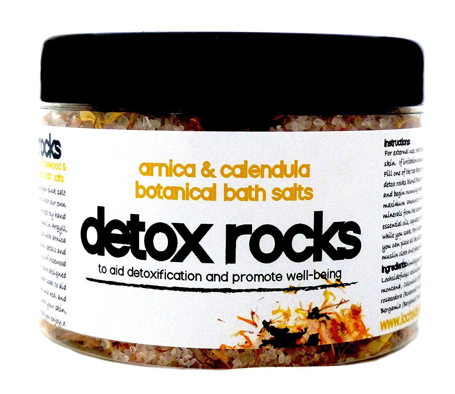 DETOX ROCKS SEAWEED & ARNICA & CALENDULA BATH SALT SOAK