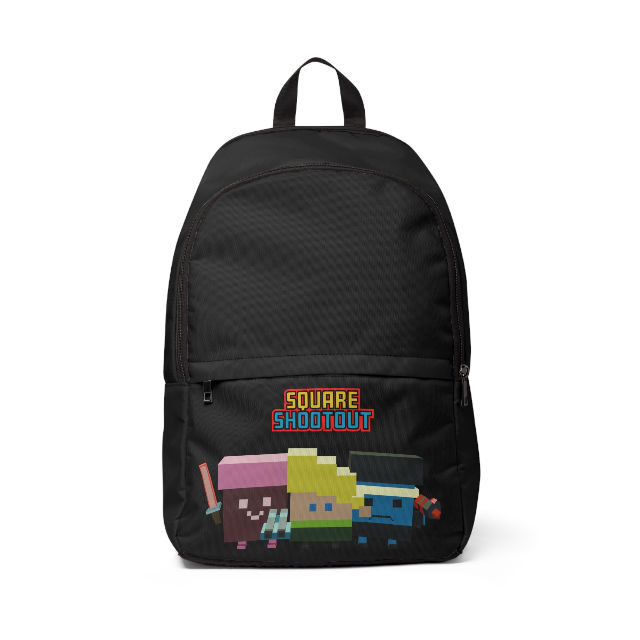 Square Shootout Unisex Fabric Backpack