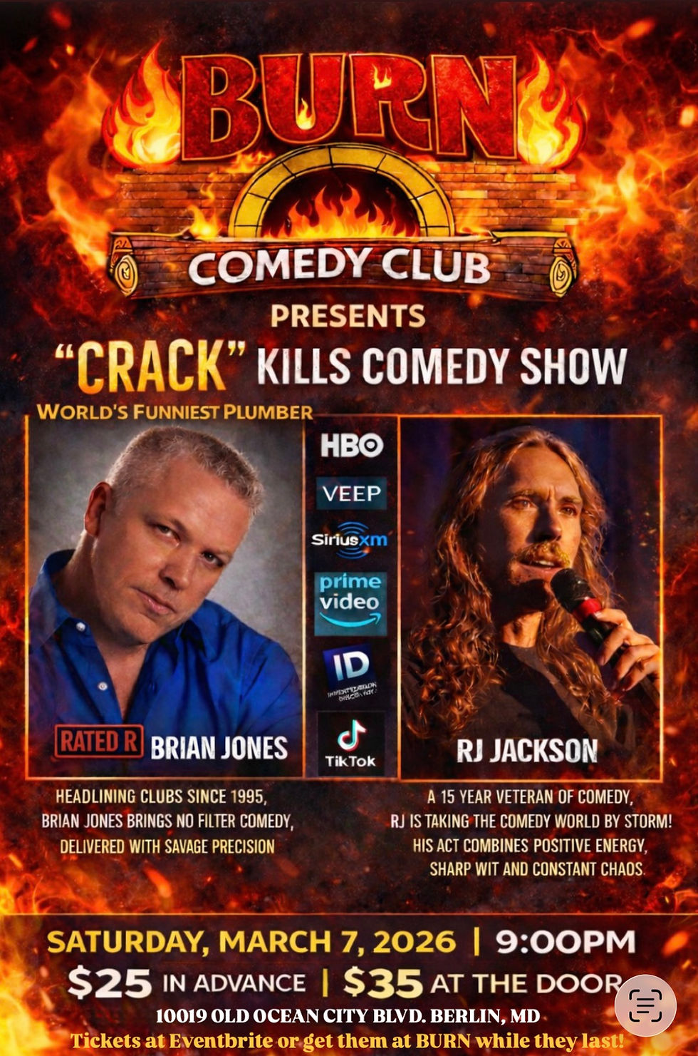 “Crack” Kills Comedy Show  - The Plumber and RJ Jackson