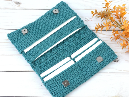 The Weave Wallet by Elisascrochet