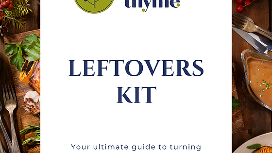 Leftover Luxe: Holiday Leftover Recipe Kit