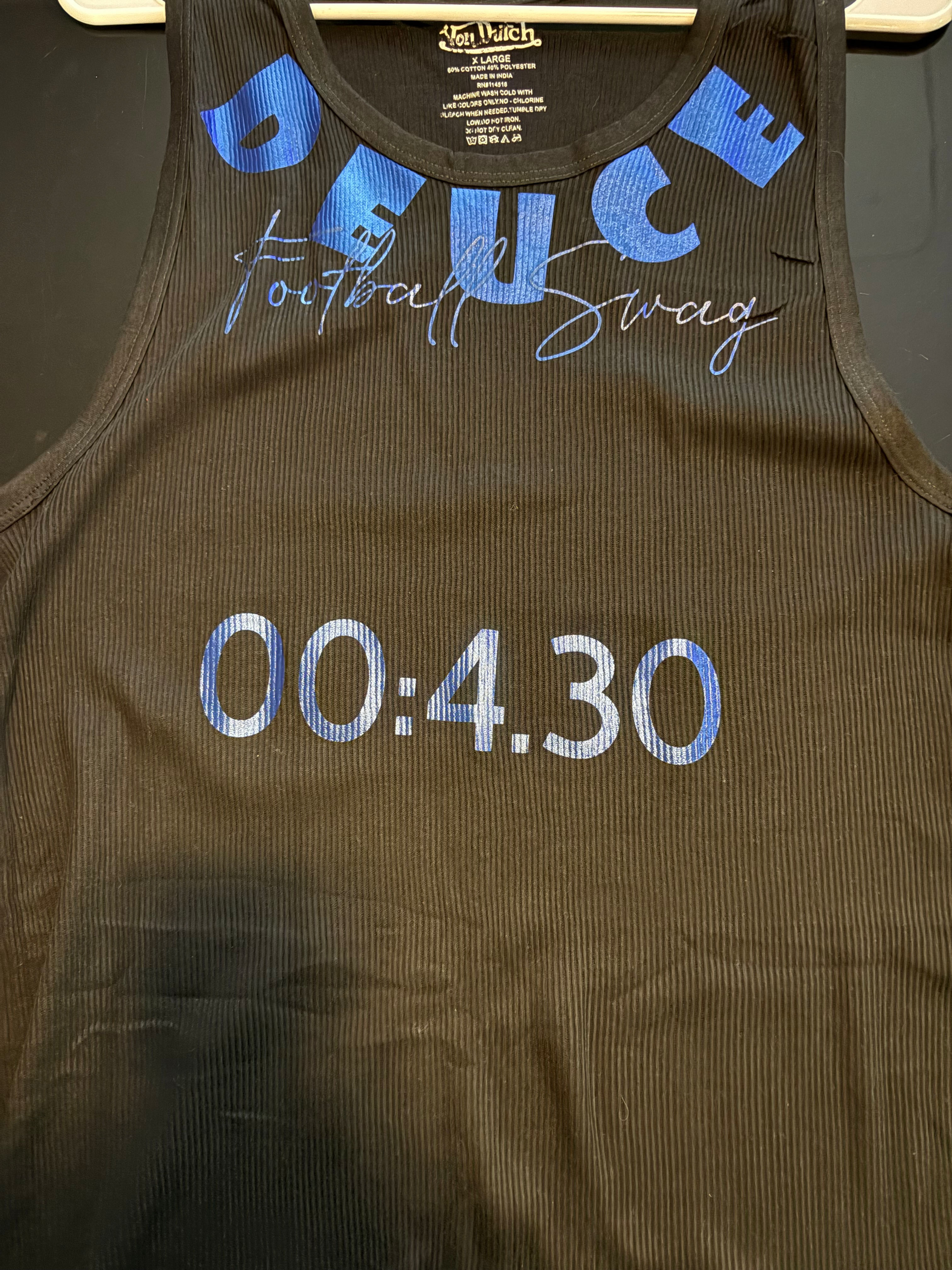 Deuce football swag wife beater 4.3 line