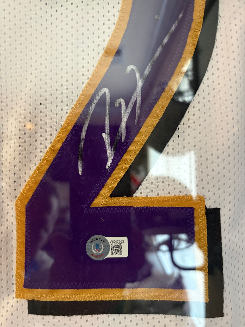 Thumbnail: Ravens Ray Lewis signed jersey with hologram certification