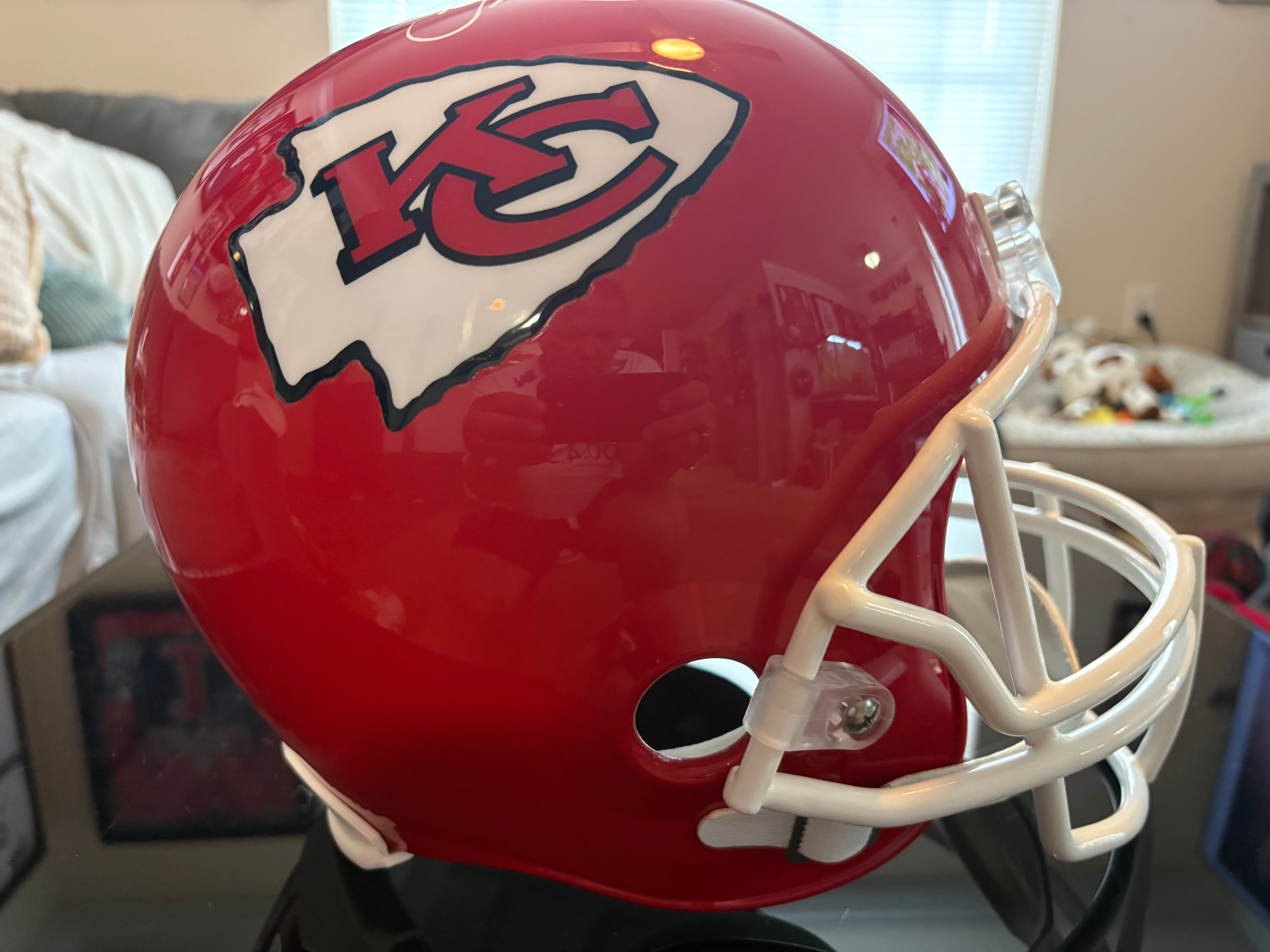 Full-size Kansas City Chiefs Tyreek Hill signed helmet