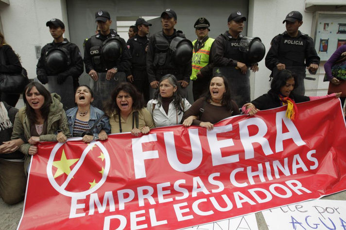 Bancos chinos financian la destrucción en el Ecuador