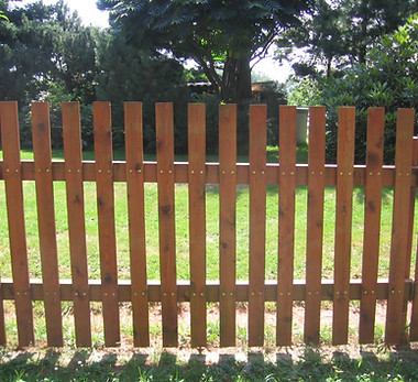 Clôture en bois 