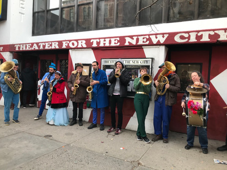Really enjoyed the #BreadandPuppettheatre’s #HoneyletsgoHome #Opera at #thetheatreforthenewcity thi