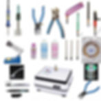These are tools used in crafting stained glass.