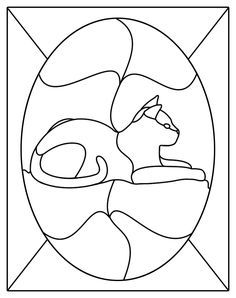 Free stained glass pattern