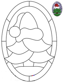free stained glass pattern