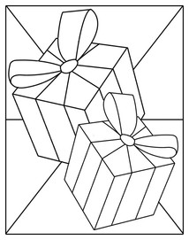 Free stained glass pattern