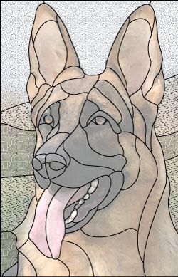 stained glass pattern