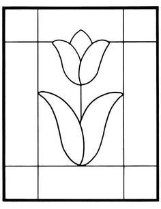 Free stained glass pattern