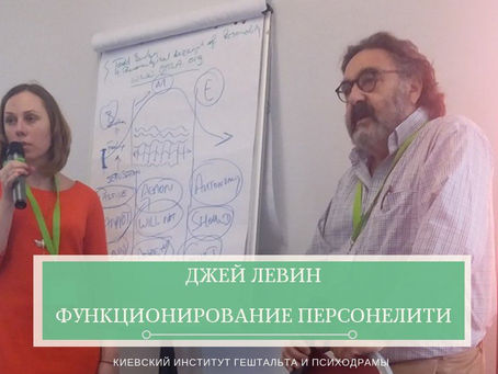 ДЖЕЙ ЛЕВИН
ЛЕКЦИЯ "ФУНКЦИОНИРОВАНИЕ ПЕРСОНЕЛИТИ»
