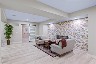 Fire Place with Feature Wall