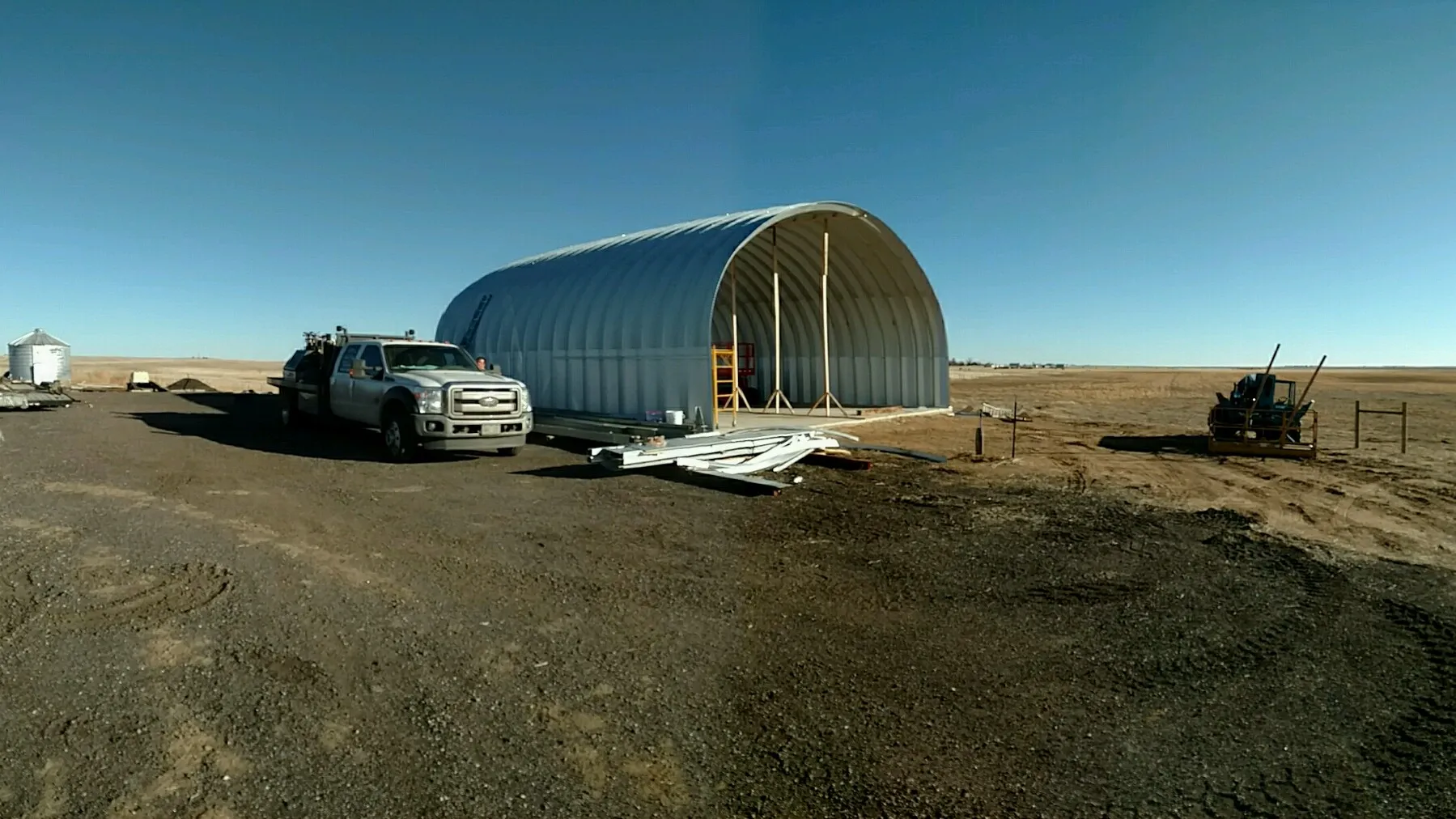 Corrugated Shop Building - Larry's Mobile Welding