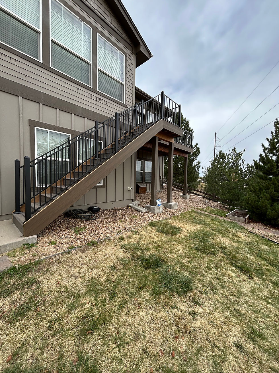 Rosales Deck - Sage Creek Decks Parker, Colorado