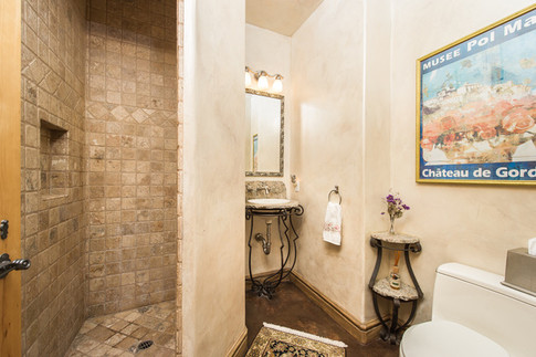Italian Style Bathroom in Pacific Palisades Home