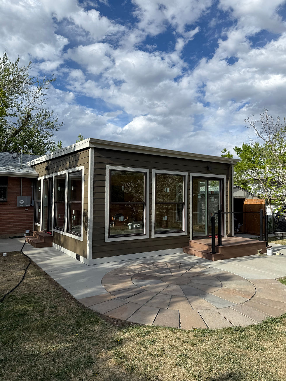 Hartford Sunroom Addition in Boulder CO - Cosman Construction