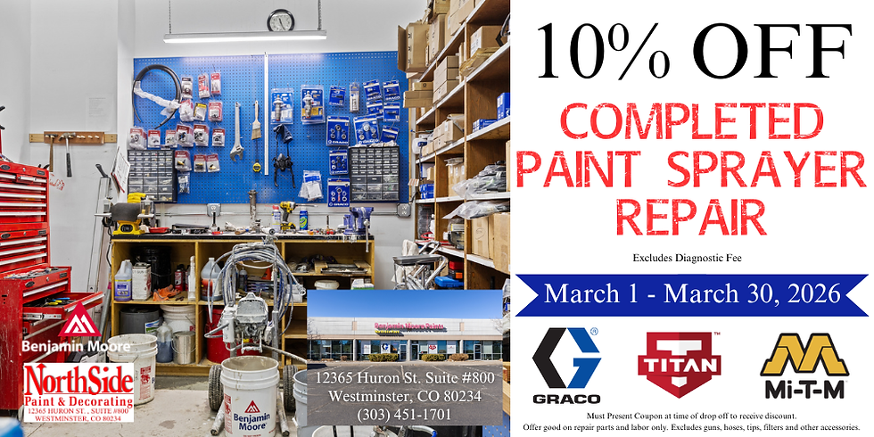 10% Off Paint Sprayer Repair