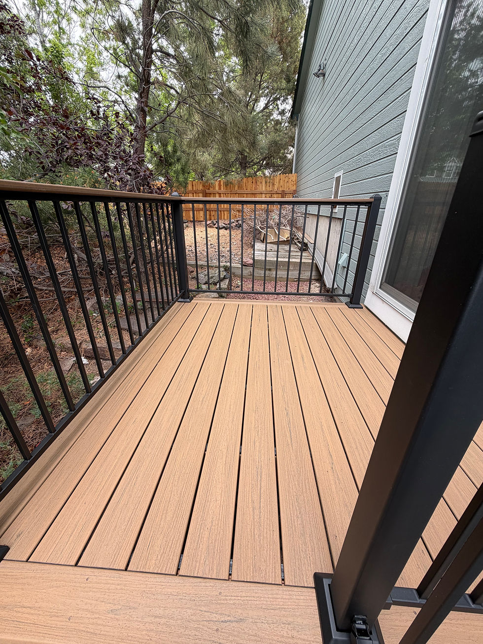 Boyce Deck in Castle Rock Colorado - Sage Creek Decks