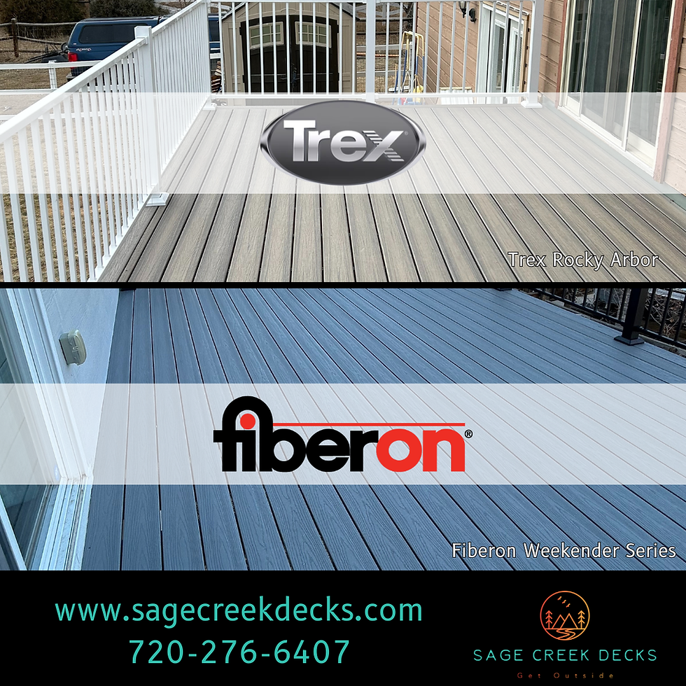 Trex vs. Fiberon: Which Decking Wins in Colorado?