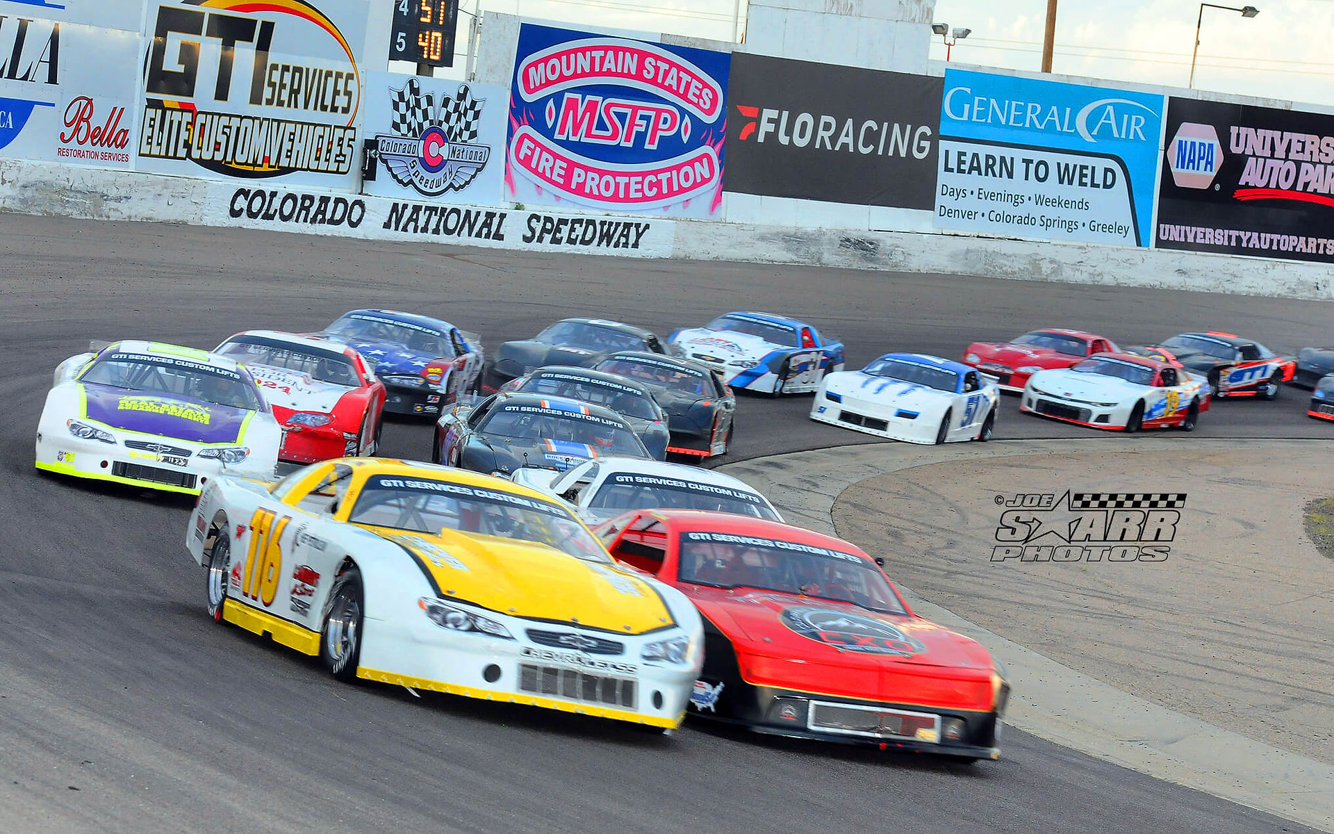 Late Model field coming to green 7-29-23 CNS