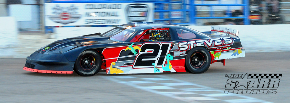 Mike Gallegos wins the Late Model Feature 7-8-23