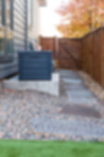 Brick Retaining Wall, Turf, Firepit and Brick Face on Foundation
