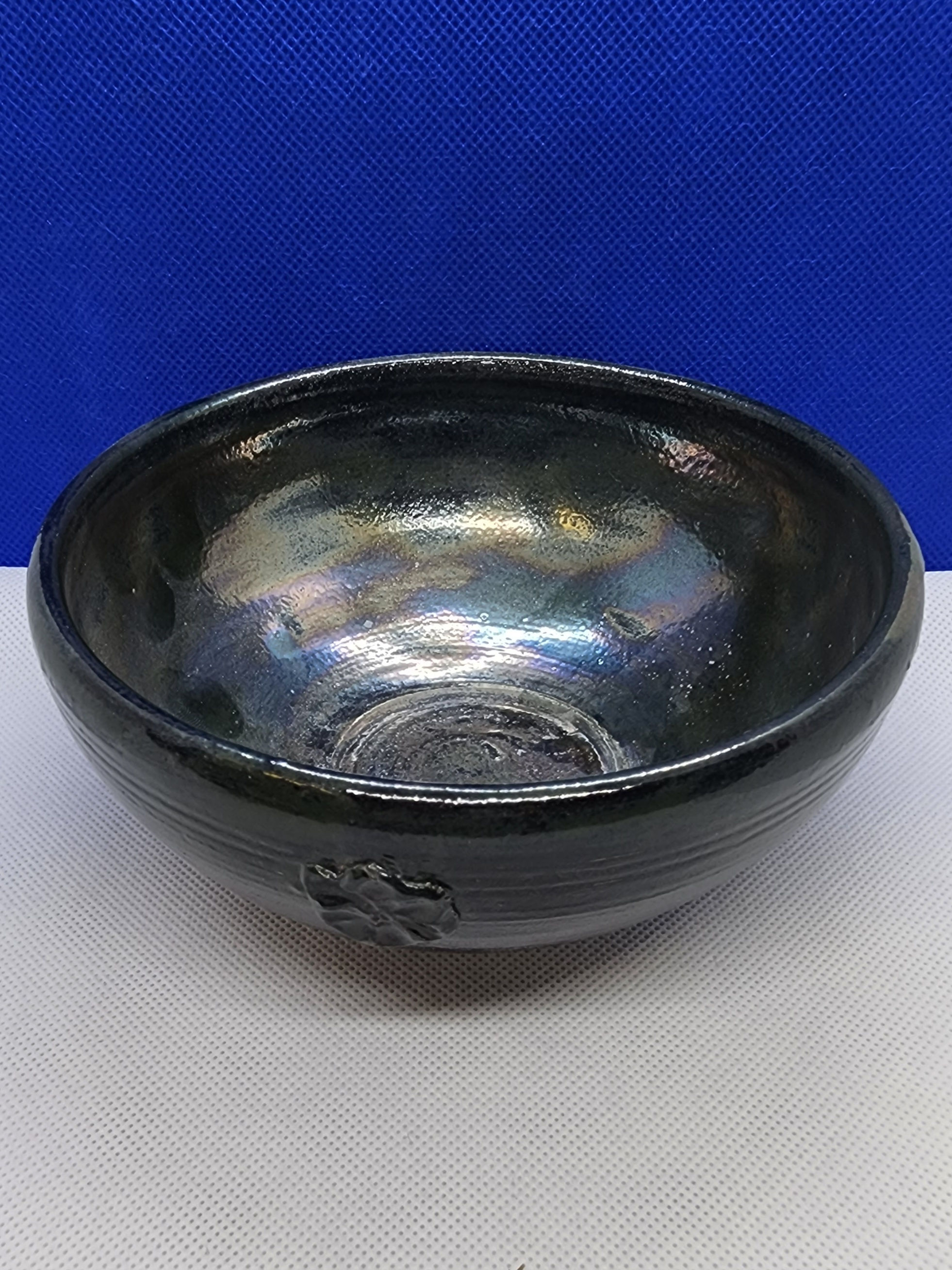 Dark Green Iridescent Middle Bowl