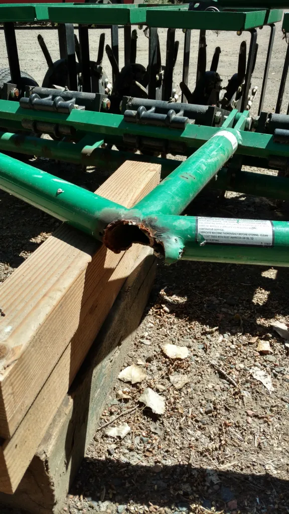 Tiller Hitch Weld & Repair - Larry's Mobile Welding