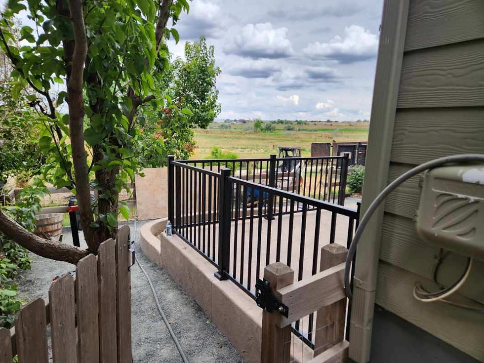 Brown Hand Railing - Denver Deck Supply