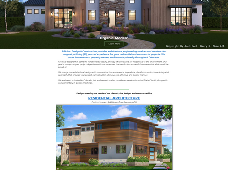 Architect Website Design Broomfield - BSA Inc. Design & Construction