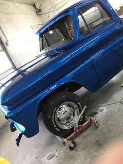 Blue Chevy Pick Up Full Vehicle Restoration - Auto Body & Frame Clinic
